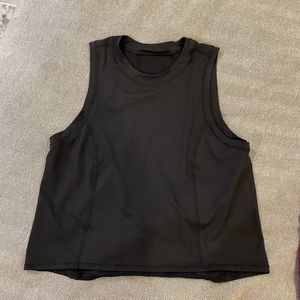 Black lululemon tank top
